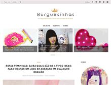 Tablet Screenshot of burguesinhas.com.br